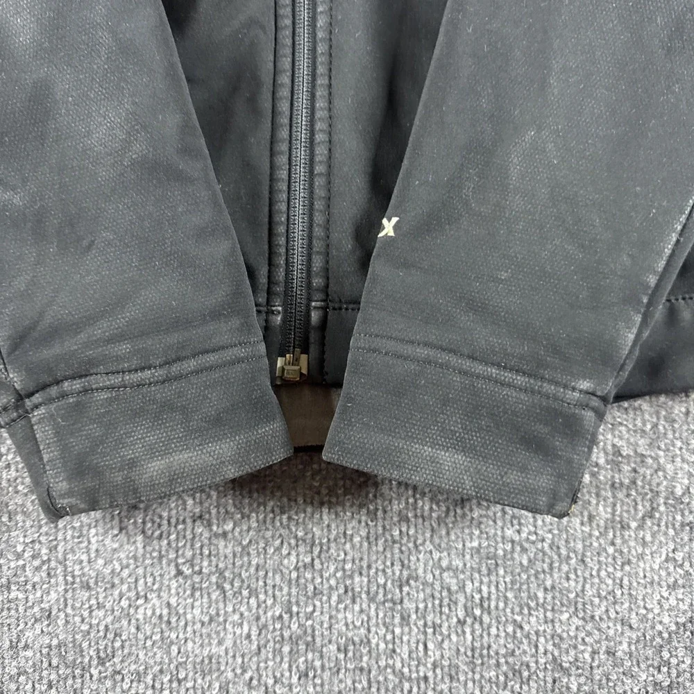 North Face Apex Jacket Womens M Black Softshell Full Zip Windbreaker Outdoor TNF - Picture 4 of 11